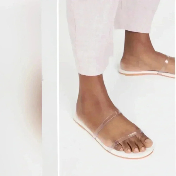 TKEES PVC Gemma Clear Sandals NEW - Picture 4 of 6